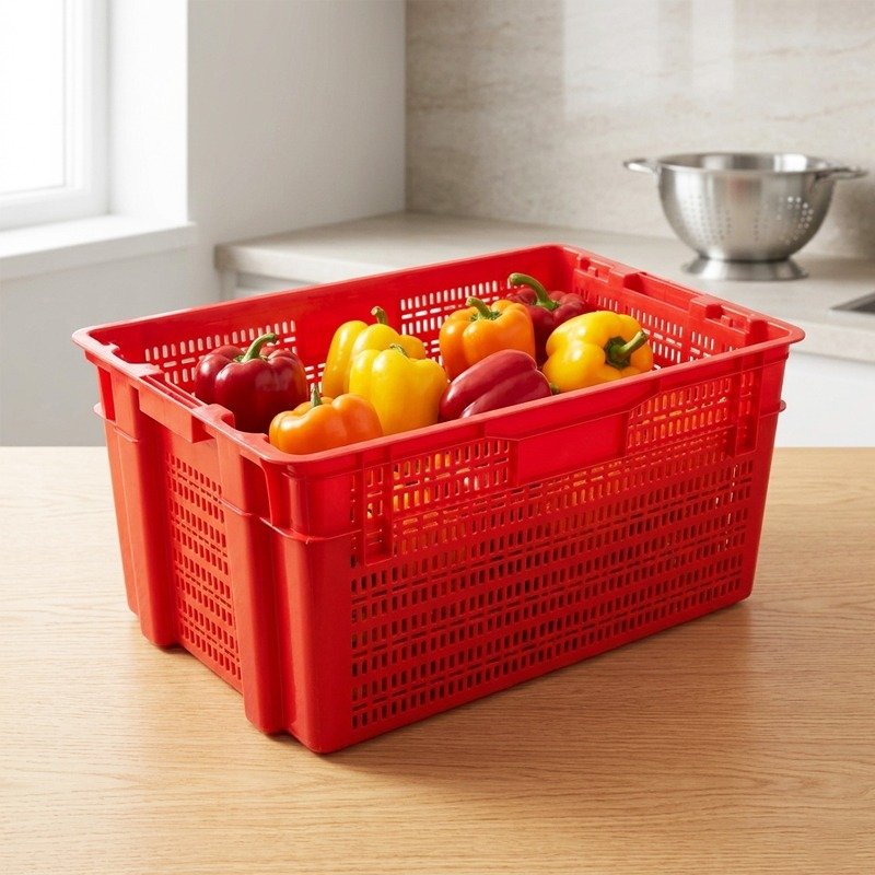 N Mohammad Crate Basket net -Red