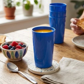 N Mohammad Water Glass (Blue)